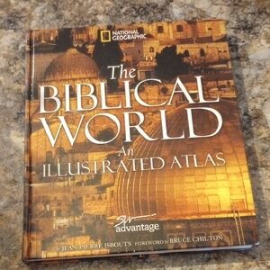 National Geographic Brown and Gold Illustrated Atlas